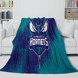 Charlotte Hornets Blanket Flannel Fleece Throw Room Decoration