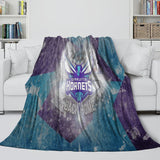 Charlotte Hornets Blanket Flannel Fleece Throw Room Decoration