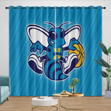 Charlotte Hornets Curtains Blackout Window Drapes Room Decoration