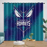 Charlotte Hornets Curtains Blackout Window Drapes Room Decoration