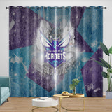 Charlotte Hornets Curtains Blackout Window Drapes Room Decoration