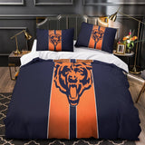 Chicago Bears Bedding Set Duvet Cover Without Filler