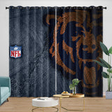 Chicago Bears Curtains Blackout Window Drapes Room Decoration