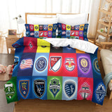 Chicago Fire Soccer Club Bedding Set Duvet Cover Without Filler