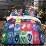 Chicago Fire Soccer Club Bedding Set Duvet Cover Without Filler