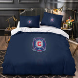 Chicago Fire Soccer Club Bedding Set Duvet Cover Without Filler