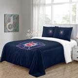 Chicago Fire Soccer Club Bedding Set Duvet Cover Without Filler