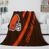 Cleveland Browns Blanket Flannel Fleece Throw Room Decoration