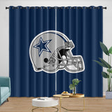 Dallas Cowboys Curtains Blackout Window Drapes Room Decoration