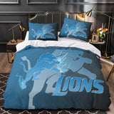 Detroit Lions Bedding Set Duvet Cover Without Filler