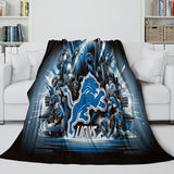 Detroit Lions Blanket Flannel Fleece Throw