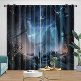 Dragon Age The Veilguard Curtains Blackout Window Drapes Room Decoration