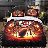 Kansas City Chiefs Bedding Set Pattern Duvet Cover