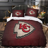 Kansas City Chiefs Bedding Set Pattern Duvet Cover