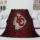 Kansas City Chiefs Blanket Flannel Fleece Throw