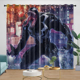 Marvels Spider-Man 2 Curtains Blackout Window Drapes Room Decoration