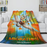 Migration Blanket Flannel Fleece Throw Room Decoration