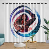 Moana 2 Curtains Blackout Window Drapes Room Decoration