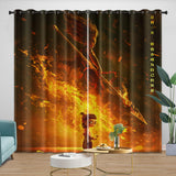 Movie Ne Zha 2 Curtains Blackout Window Drapes Room Decoration