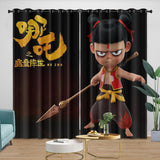 Movie Ne Zha 2 Curtains Blackout Window Drapes Room Decoration