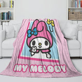 My Melody Blanket Flannel Fleece Pattern Throw Room Decoration