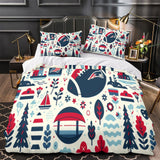 New England Patriots Bedding Set Duvet Cover Without Filler