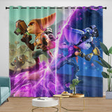 Ratchet Clank Rift Apart Curtains Blackout Window Drapes Room Decoration