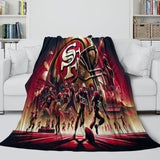 San Francisco 49ers Blanket Flannel Fleece Throw