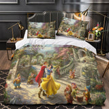 Snow White Bedding Set Pattern Quilt Cover Without Filler