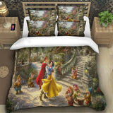 Snow White Bedding Set Pattern Quilt Cover Without Filler