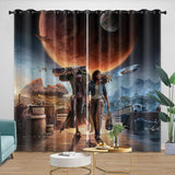 Star Wars Outlaws Curtains Blackout Window Drapes Room Decoration