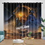 Star Wars Outlaws Curtains Blackout Window Drapes Room Decoration