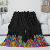 Tetris Blanket Flannel Fleece Throw Room Decoration