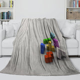 Tetris Blanket Flannel Fleece Throw Room Decoration