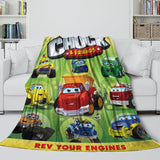 The Adventures Of Chuck And Friends Blanket Flannel Fleece Throw