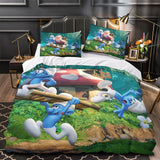 The Smurfs Bedding Set Quilt Duvet Cover Without Filler