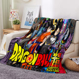 Anime Dragon Ball Super Blanket Flannel Throw Room Decoration