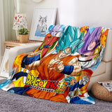 Anime Dragon Ball Super Blanket Flannel Throw Room Decoration