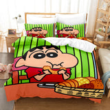 Crayon Shin-chan Cosplay Bedding Set Duvet Cover Comforter Bed Sheets - EBuycos