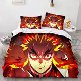 Demon Slayer Cosplay Bedding Set Quilt Cover Without Filler