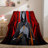 Genshin Impact Aether Lumine Flannel Caroset Throw Cosplay Blanket Comforter Set - EBuycos