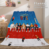 Kpop BTS Butter Bangtan Boys Cosplay Flannel Blanket Bedding Sets - EBuycos