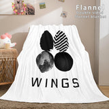 Kpop BTS Butter Bangtan Boys Cosplay Flannel Blanket Bedding Sets - EBuycos