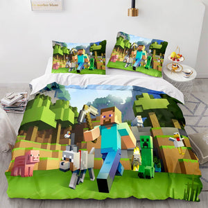 Minecraft Bedding Set Duvet Cover Bed Sets - EBuycos