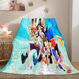 ONE PIECE Cosplay Flannel Fleece Throw Blanket Comforter Bedding Sets - EBuycos