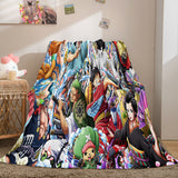 ONE PIECE Cosplay Flannel Fleece Throw Blanket Comforter Bedding Sets - EBuycos