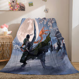 ONE PIECE Cosplay Flannel Fleece Throw Blanket Comforter Bedding Sets - EBuycos