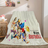 ONE PIECE Cosplay Flannel Fleece Throw Blanket Comforter Bedding Sets - EBuycos