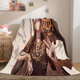 ONE PIECE Cosplay Soft Flannel Fleece Throw Blanket Comforter Sets - EBuycos