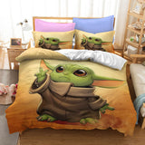 Star Wars The Mandalorian Baby Yoda Bedding Set Duvet Cover Bed Sets - EBuycos